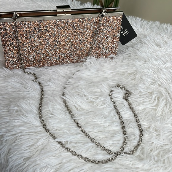 INC International Concepts ~ Lexy Rose Gold Clutch ~ NWT! - Picture 7 of 10